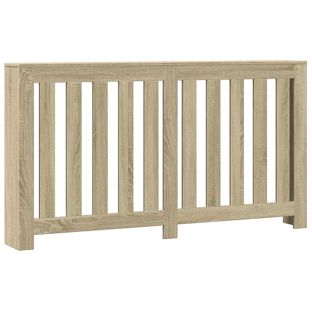 Radiator Cover in Sonoma Oak Finish 149 x 20 x 82 cm Engineered Wood