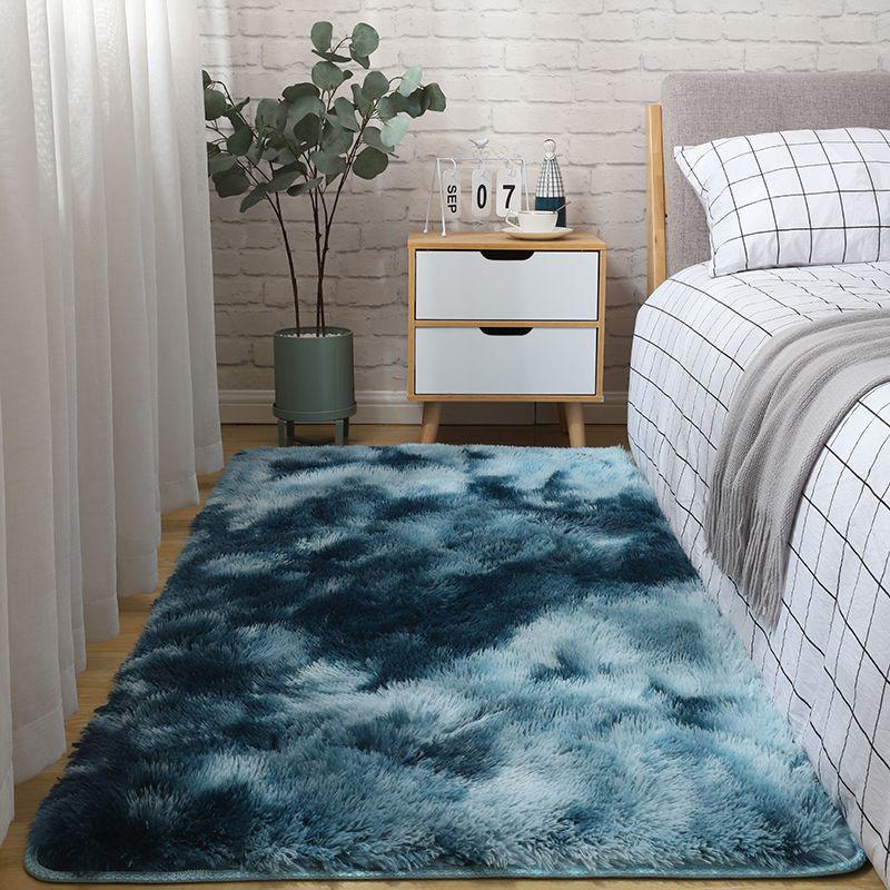 Gradual Change TieDye Plush Carpet Living Room Bedroom Bay Window Coffee Table Bedside Blanket Can Be Washed Full Of Nordic Ins Floor Mat