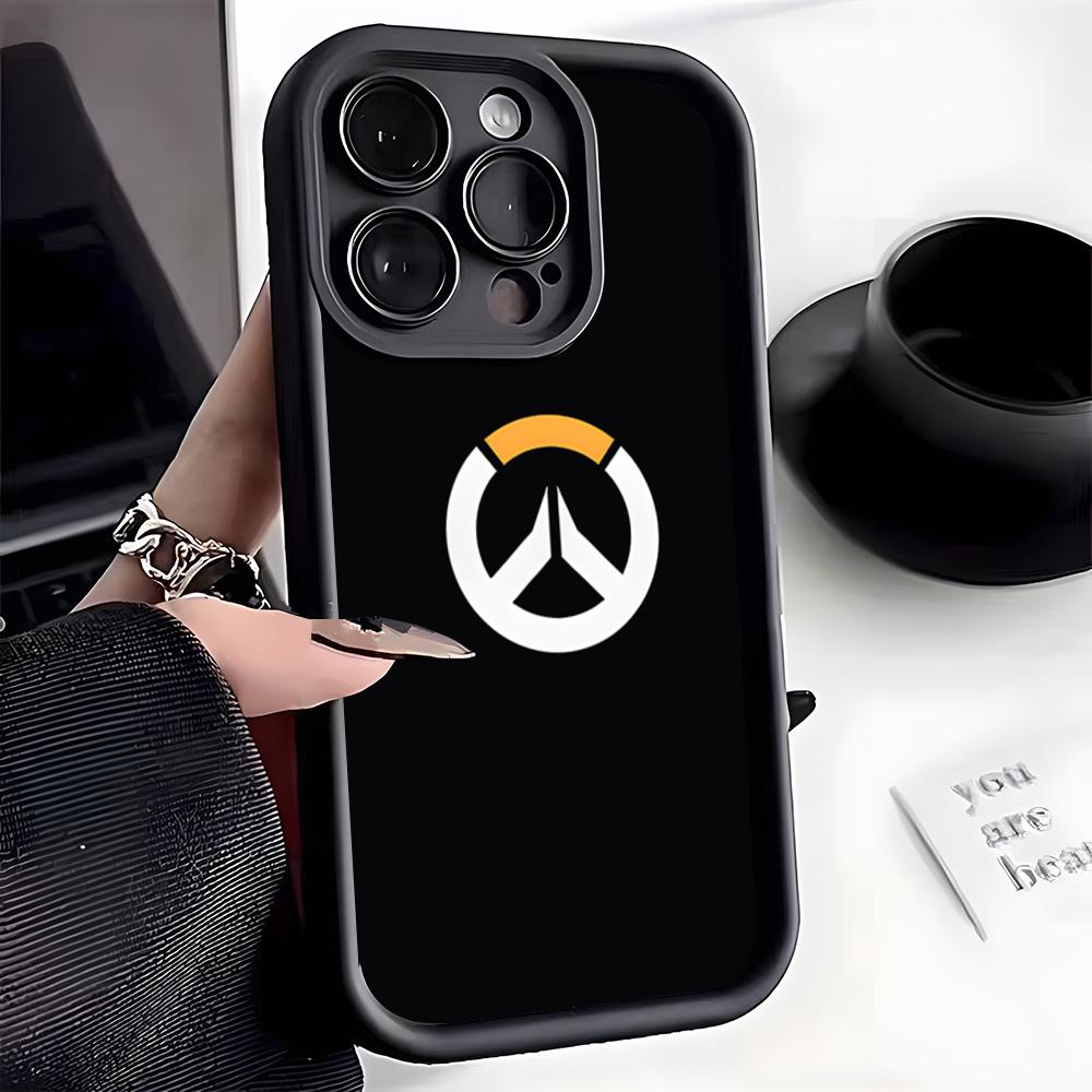 O-Overwatch Phone Case For IPhone 17 Pro Max 16 15 14 Pro Max IPhone 13 Pro Max 11 Plus Silicone Cover