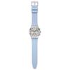 НОВЫЕ IRONY CHRONO BLUESHIFT GLOW YVS536 Унисекс Часы [Swatch] (синий)