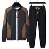 Casual Sports Suit Men's Loose Sportswear Plus Size Cardigan Two-piece Set