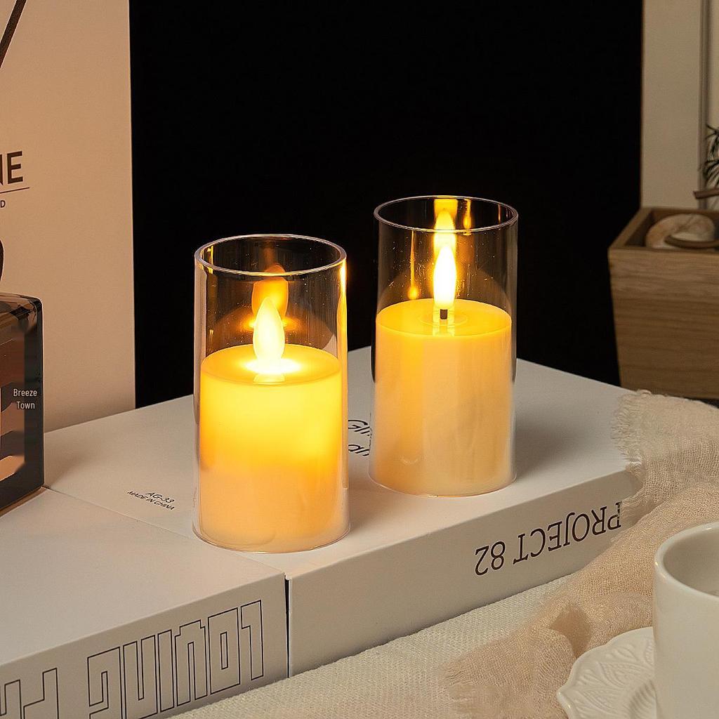 Remote Control LED Flickering Candle Cup for Weddings and Birthdays