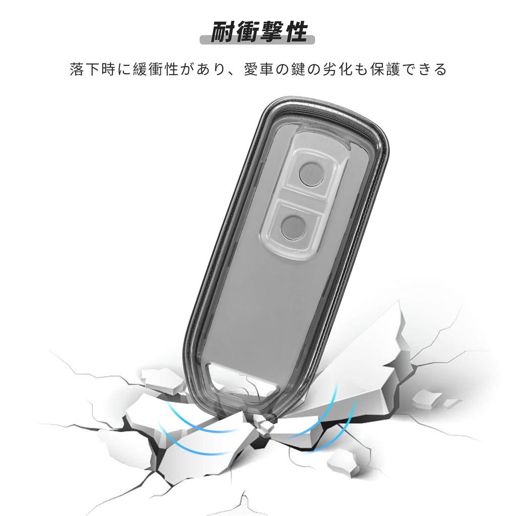 [OFFCURVE] Умный чехол для ключа для Honda NBOX, прозрачный чехол, подходит