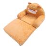 Kids Chair Couch Cartoon Folding Cute Couch Portable Sofa Chair for Home Schools Brown Puppy 2