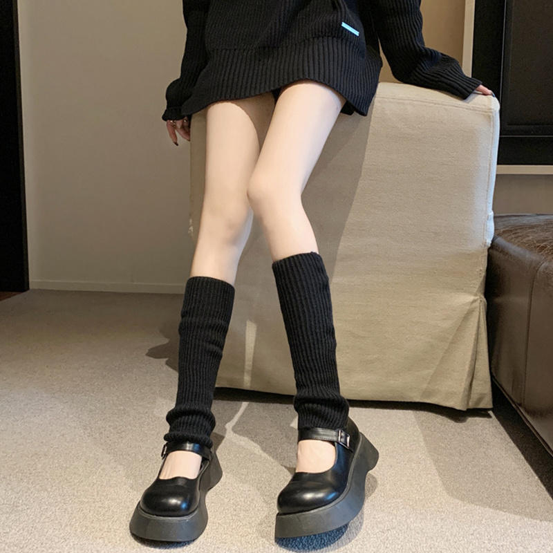 Fashion Women Leg Warmers Winter Girls Female Leg Cover Yoga Fitness Exercising Knitting Socks Latin Ballet Dance Long Stocking