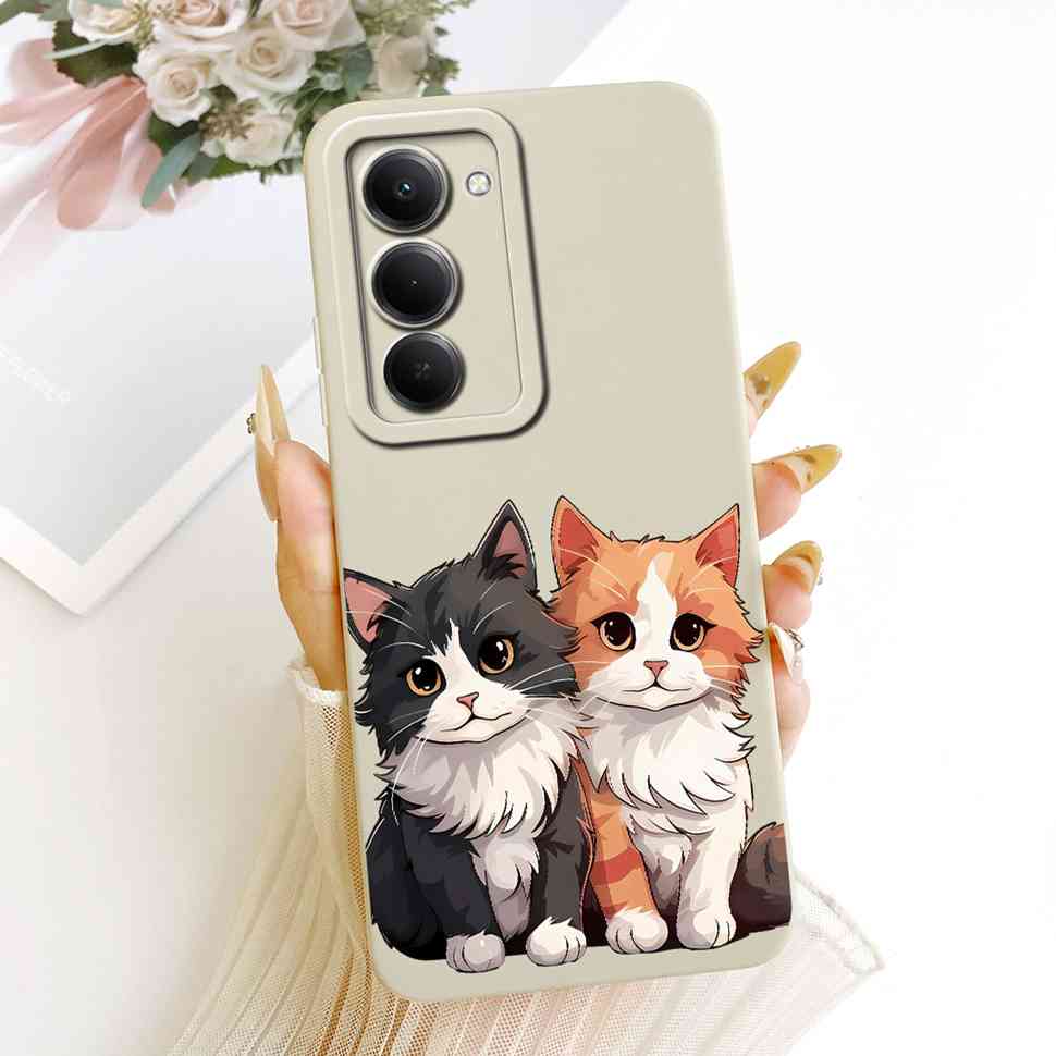 For Xiaomi Redmi 15 4G Case Lovely Cat Rabbit Cover Soft Silicone Phone Case For Xiaomi Redmi 15 Redmi15 4G Bags 6.9''