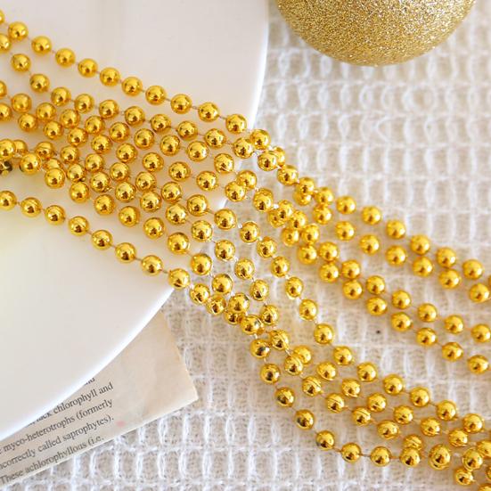 10Pcs Bead Chain Hanging Ornament with Connecting Buckle DIY Jewelry Making Supplies for Holiday Carnival Decoration