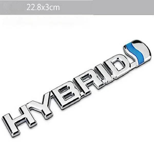 hxqgn9 1Pc 3D Metal emblem For Toyota Camry hybrid car logo HYBRID car sticker word logo rear tail modification sticker car Accessories