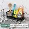 Sponge Holder Kitchen Organizer Dish Drainer Soap Rack Sink Tray Stainless Steel Rack Storage Basket Shelf Kitchen Accessories