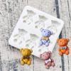 Bear Silicone Cake Baking Mold Sugarcraft Chocolate Cupcake Resin Tools Fondant Decorating Tools