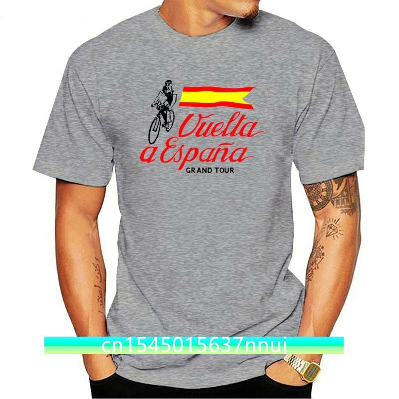Новая футболка Vuelta A Espana с принтом мужская винтажная испанская футболка для велоспорта футболка для велоспорта Grand Tour Spain Race Bike