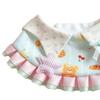 Dog Bandanas Adjustable Snap Button Pet Bib Breathable Cute Bear Print Pet Scarf for Daily Use Birthdays Photos