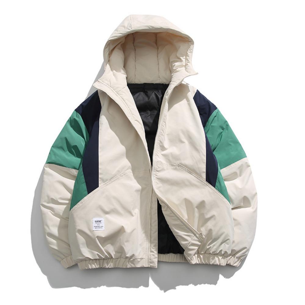 Мужская осенне-зимняя новая куртка с капюшоном, утепленная хлопком, уличная ветрозащитная бархатная теплая куртка, мужская куртка, модная повседневная мужская одежда