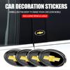 1Pcs Car Accessories Car Door Aluminum Emblem Trunk Logo Stickers For Chevrolet Cruze Captiva Sonic Spark Onix Aveo Orlando Sail