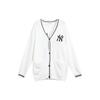 New MLB Base Logo Knitwear Unisex White 3AKCB0121-50WHS