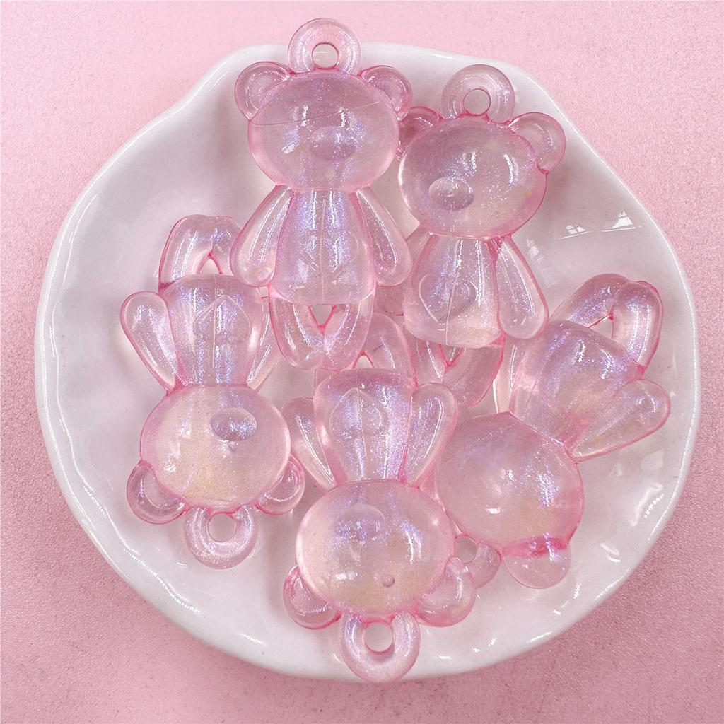 Творческий DIY для производства ювелирных изделий 5 шт. Материал ручной работы Модный стоячий медведь Акрил 21 * 39,5 мм Бусина Подвеска