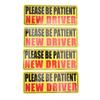 4Pcs Please Be Patient New Driver Magnet Weatherproof Reusable Reflective New Driver Sticker