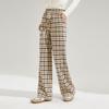 Women's Plaid Casual Trousers