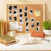 50Pcs/Set Funny Black Cats. Yellow Eyes Series 02 Stickers DIY Fashion Waterproof Doodle Decals Stickers