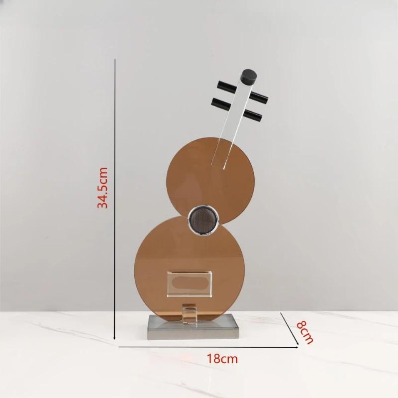Эстетические Художественные Аксессуары Гитара Смешные Роскошные Скандинавские Скульптуры Кавайные Креативные Фигурки Миниатюрные Современные Подарки на День Святого Валентина Украшения Декор Комнаты