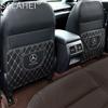 CQJ1 PU Leather Protector Pad Anti Kick Pad Scratch Mat For Mercedes Benz A C E S G Class GLC CLE CLA GLB GLS W177 W205 W213W222 AMG
