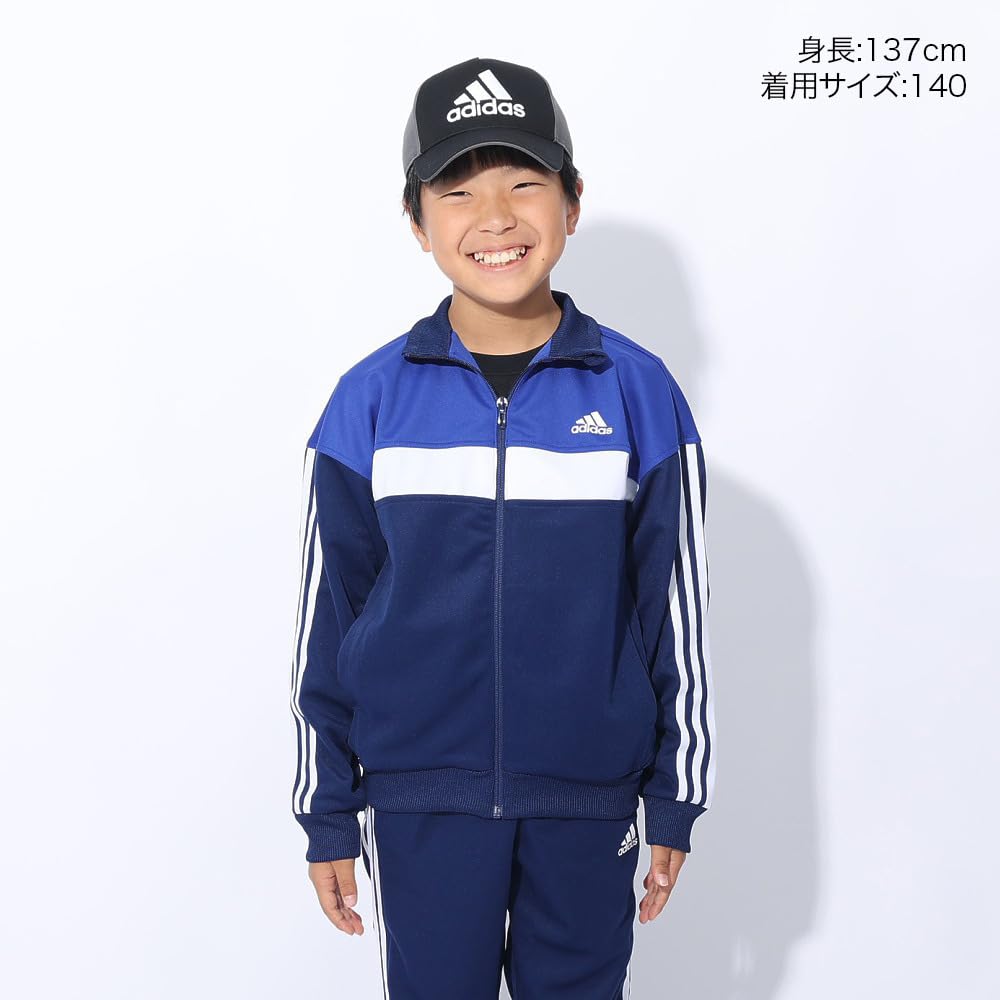 Adidas Essentials TIB Размер Темно-синий Размер 160 Детская разминочная куртка, Унисекс, JSY39, (IS5172),