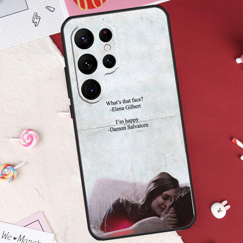 Чехол Damon Salvatore из Дневников вампира для Samsung Galaxy S26 Ultra S20 S21 S22 S23 S24 S25 Ultra S10 Plus S25 FE Защитный корпус