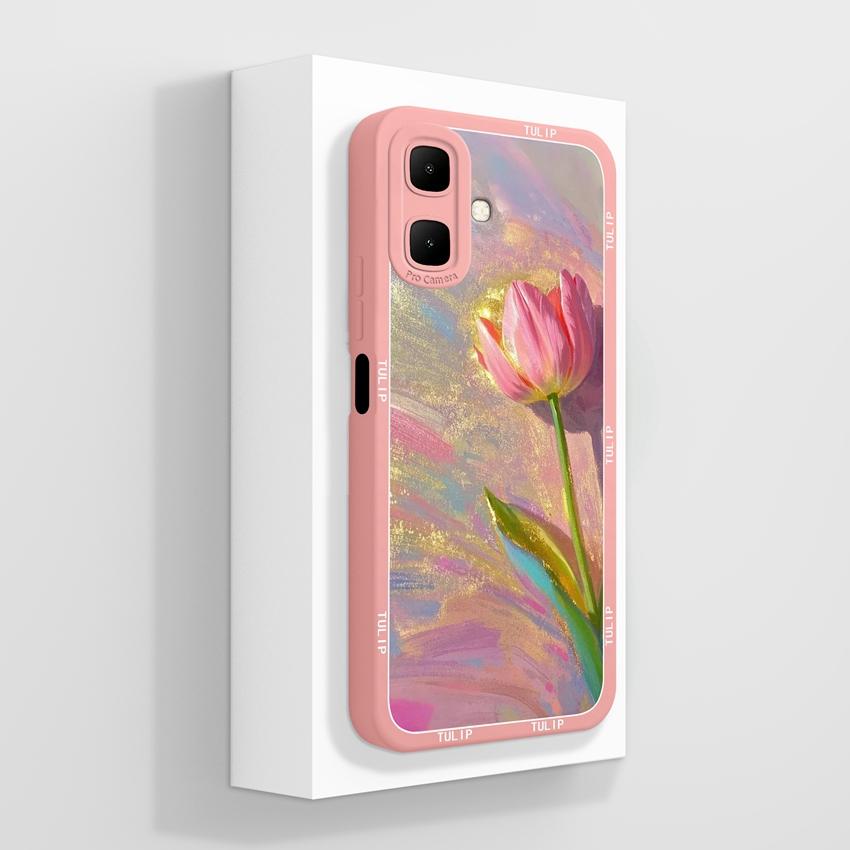 Для Infinix Smart 10 7 9 8 Zero 30 40 Противоударный силиконовый бампер Чехлы для телефонов Модный узор с космонавтом Жидкий силикон Нескользящий чехол Для чехла Infinix