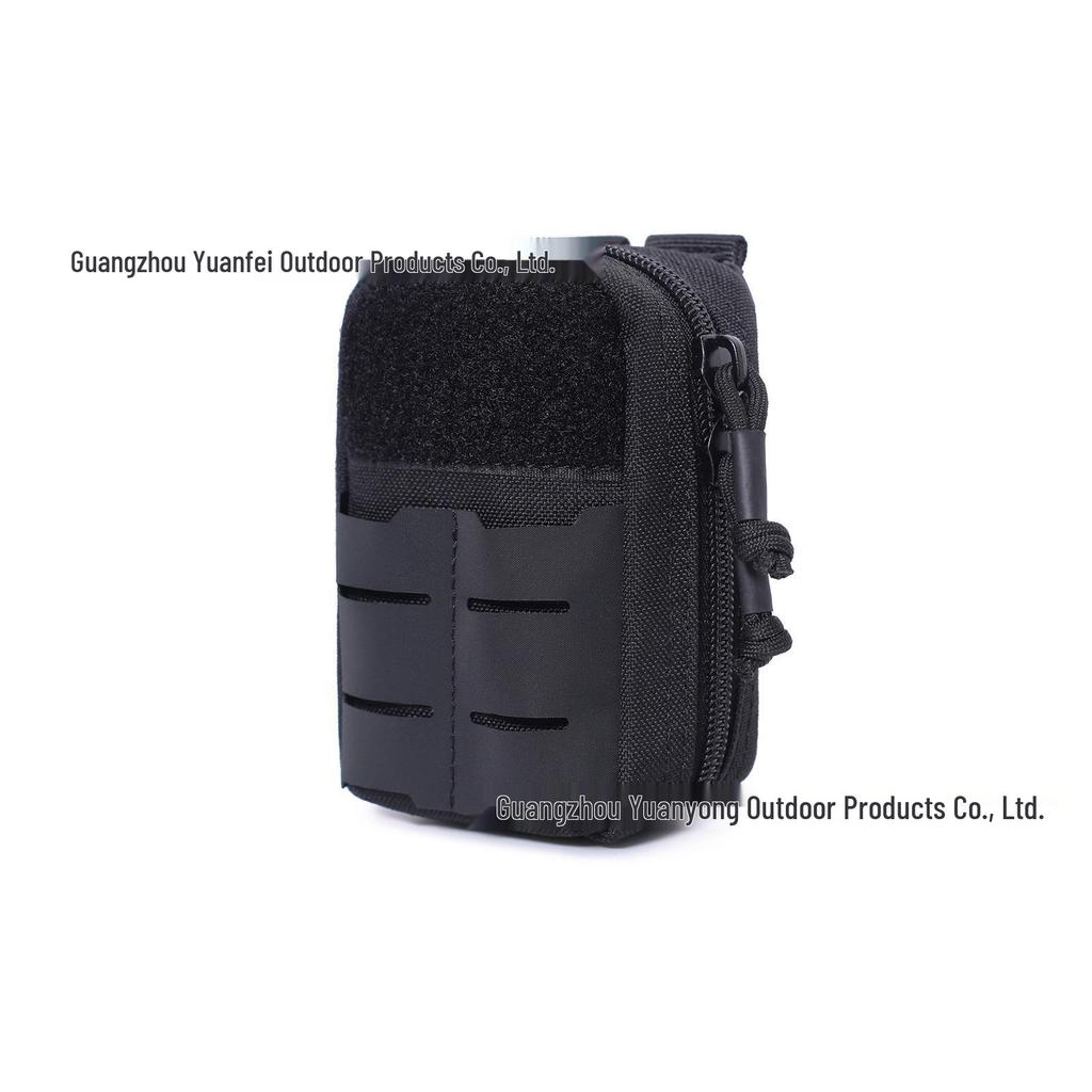 Compact Tactical Medical Kit Waist Pack - MOLLE Compatible Storage Bag