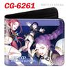 K-POP Demon Hunter Девичья группа 3D Тисненый Аниме Кошелек для Студентов и Поклонников