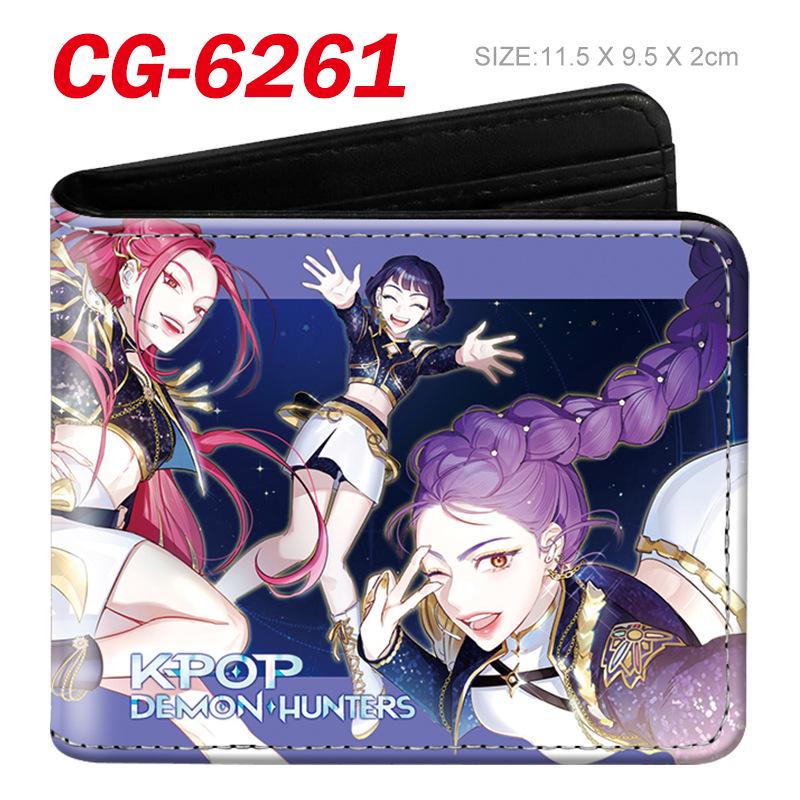 K-POP Demon Hunter Девичья группа 3D Тисненый Аниме Кошелек для Студентов и Поклонников
