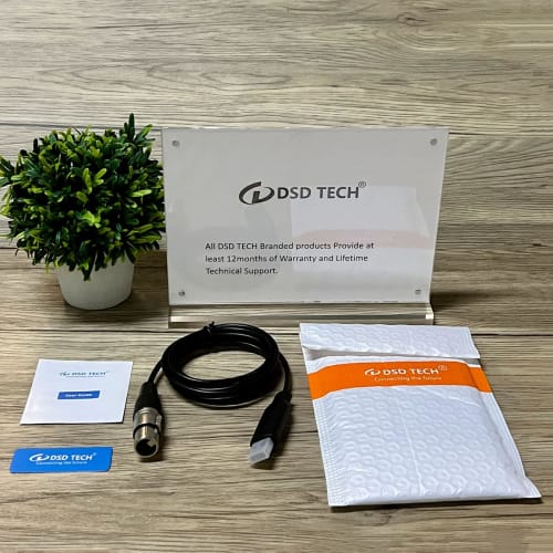 DSD TECH SH-AU20A USB to XLR Cable for Shure and Other Dynamic Microphones (5.9 Feet)