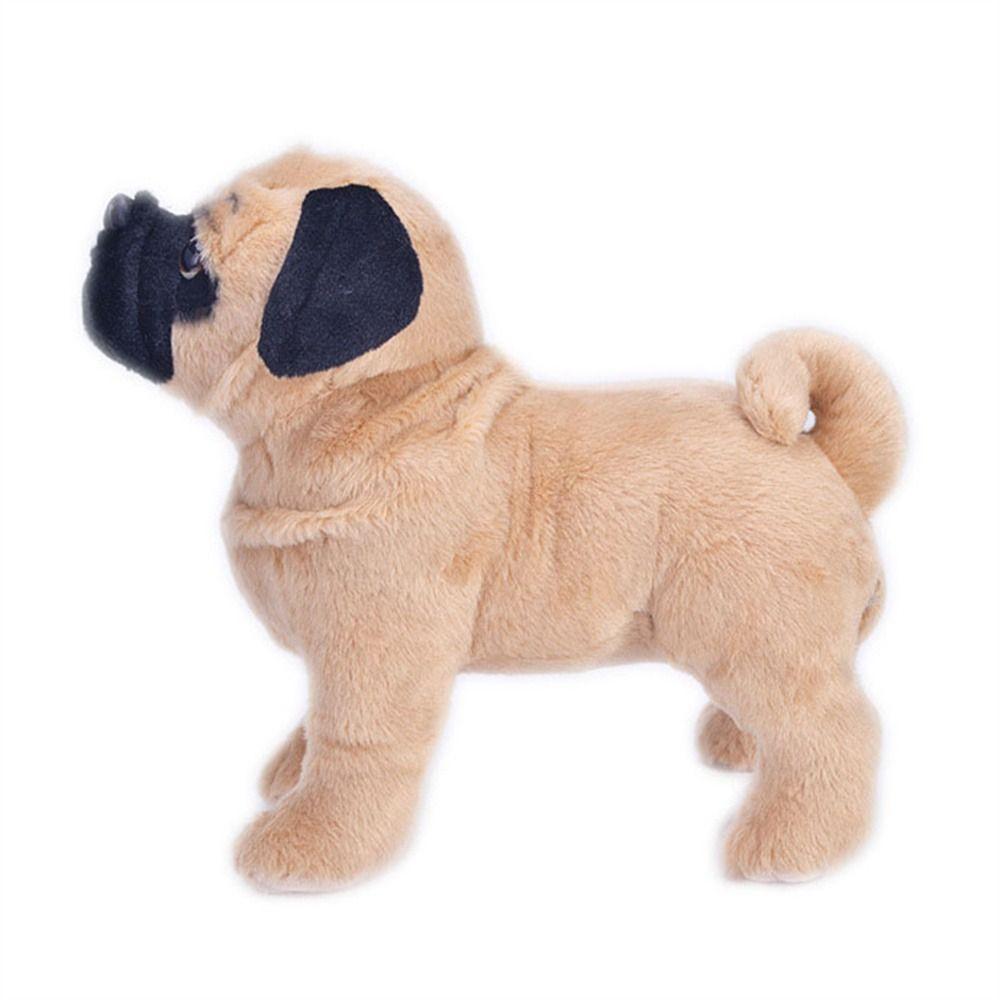 Gifts 33cm Lifelike Dog Stuffed Toy Realistic Plush Dog Plush Toys Stuffed Animals Pug Dog Plush