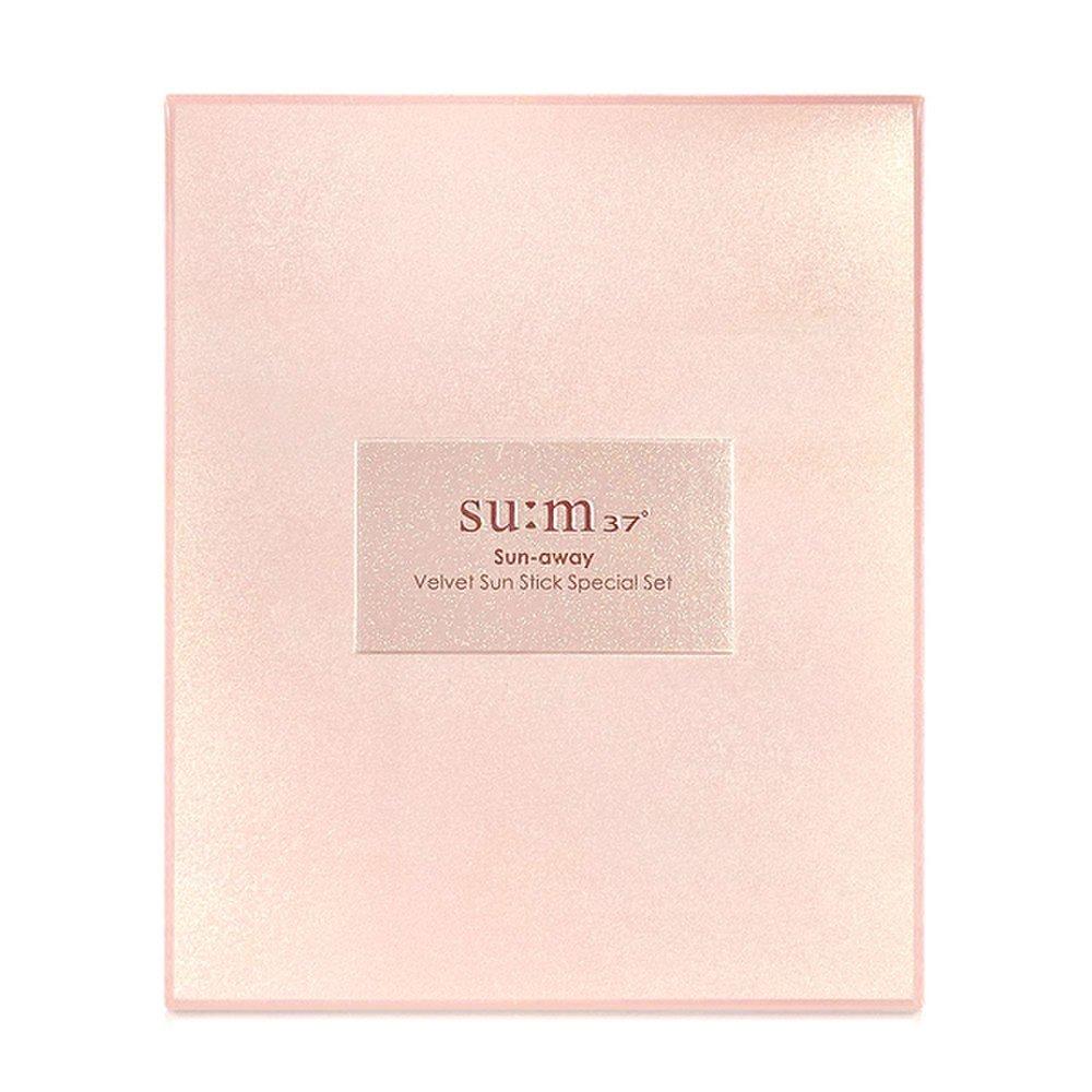 su:m37 Sun-Away Velvet Sun Stick 18g Cleansing Water 100ML Special Set
