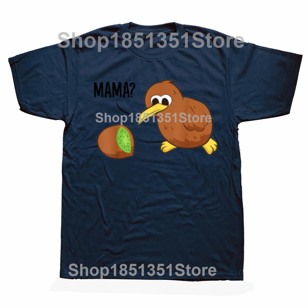 Bird Lover New Zealand Kiwi Fruit Funny Kiwi Mama Birds Tshirts Men Fashion Casual Tshirt 100 Cotton Loose Oversized T Shirt
