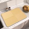 Силиконовый коврик для сушки посуды, многофункциональный нескользящий коврик для сушки кухонной посуды, подставка под стаканы с защитой от ожогов, коврики для быстрого слива воды для домашнего бара ресторана