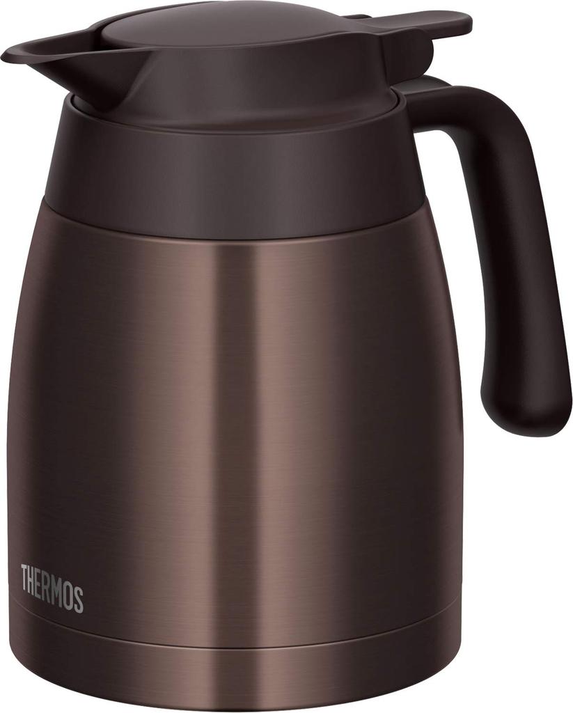 Thermos Stainless Steel Pot, 1L, Dark Brown, TTB-1000 DBW