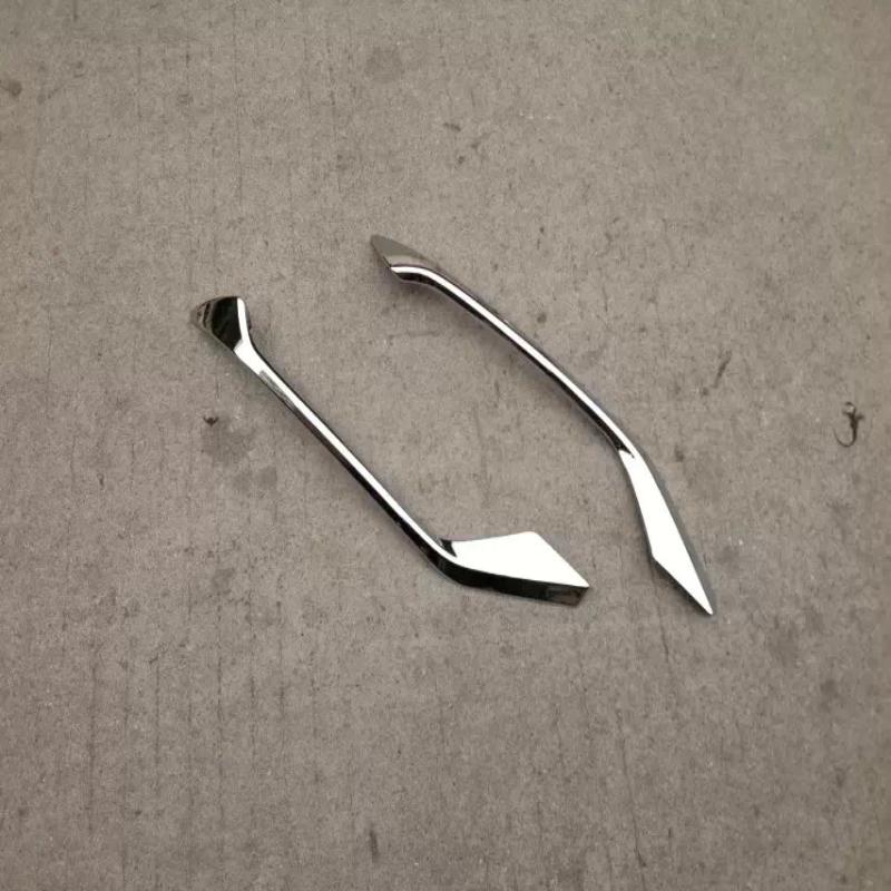 Car Styling Chrome Rear Fog Light Lamp Cover Trim Bezel Frame Styling Bumper Molding Garnish For Honda Hrv Vezel Hr-V 2014