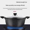 Maifan Stone Non-Stick Soup Pot, Large Capacity Double-Ear Design for Induction and Gas Stoves.