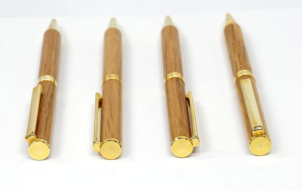 Тонкий пенал из воловьей кожи, красно-коричневый, набор 368, деревянная ручка, твердый клен, вращающаяся шариковая ручка ASCR-368