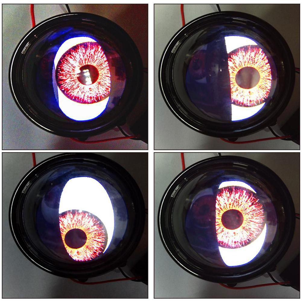 New Dynamic LED Car Headlights Devil Eye LED Eye Light Headlight Assembly Modified Eagle Eye Light Cars Decoration Accessories