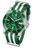 EPOS 3504GRN Automatic Water Resistant To with a Ceramic Bezel and Sporty Green Men's Diver's Watch, 500m, Movement,