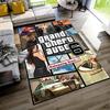 Grand Theft Auto Floor Rug Office Rug Suitable for Foyer Living Rooms Dining Room Bedrooms Anti-slip Rug Office home decor