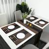1 шт., обеденный коврик, роскошный декоративный коврик в скандинавском стиле, коврик для журнального столика, коврик для мисок и тарелок, украшение для дома