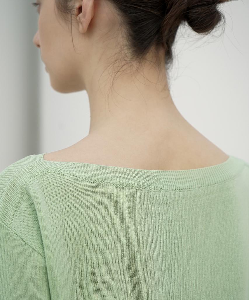 RE RHEE 2Color Boat Neck Short Sleeved Knit Top Lg