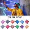 Хип-хоп квадратная бандана из дышащего хлопка для мужчин, женщин, мальчиков и девочек, многоцелевой летний носовой платок с принтом, солнцезащитный шарф для волос, Рождественский подарок