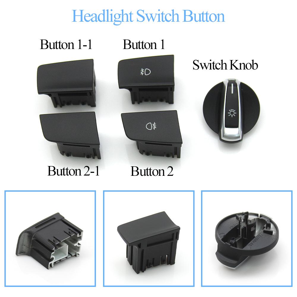 Car Front Headlight Fog Light Switch Button HeadLamp Rotary Cover Panel For BMW 1 2 Series F20 F21 F22 F23 X1 F48 F49 X2 F39