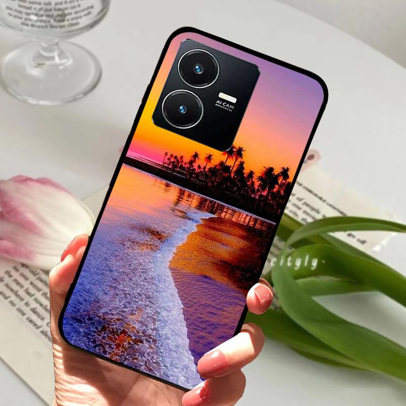 Для Vivo Y22S 2022 Чехол Ударопрочный Мягкий ТПУ Силиконовый Чехол для Телефона Для Vivo Y22 Y 22 V2207 Y22S V2206 Funda Capa Мультяшный Vivoy22
