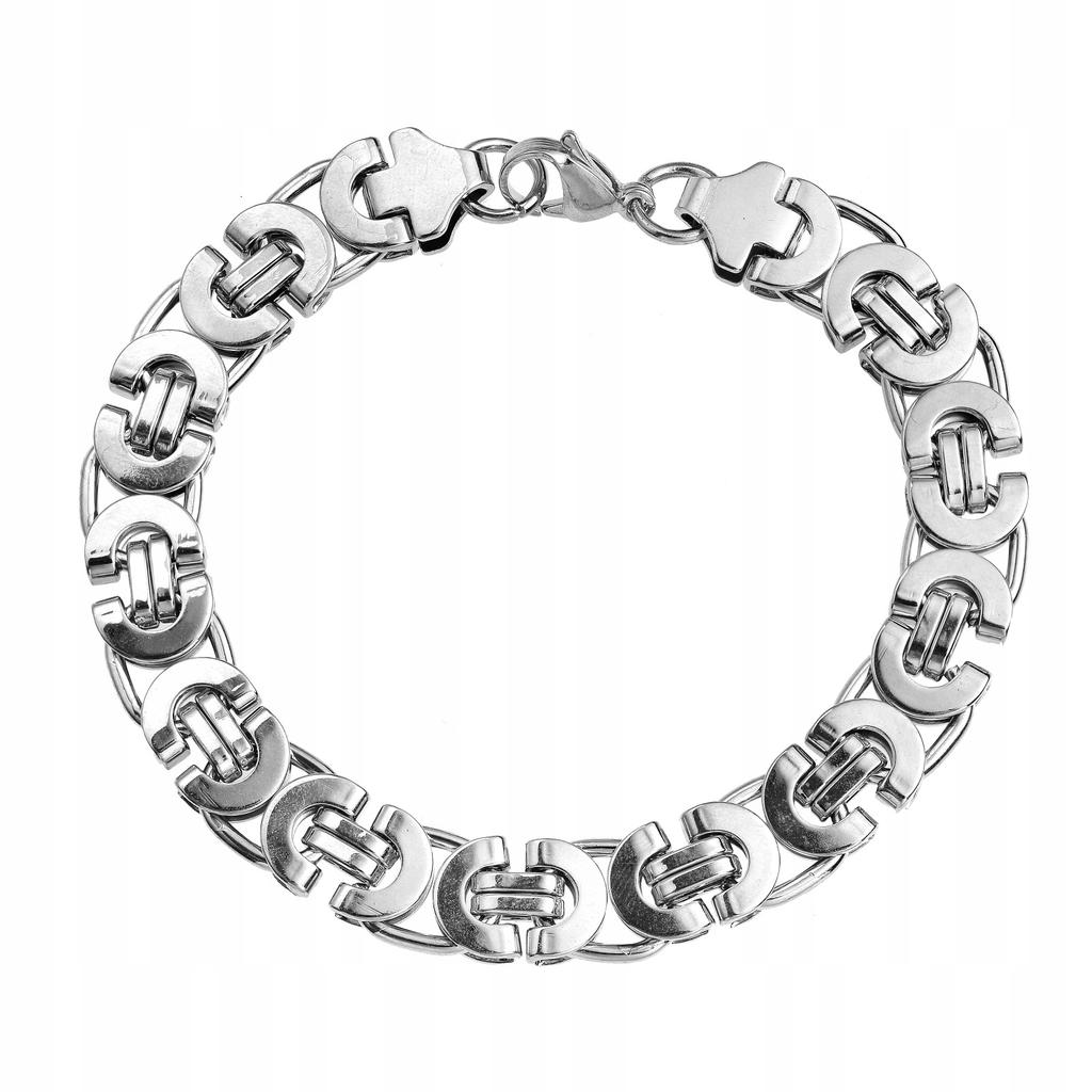 THICK BRACELET Silver Men' Bracelet ROYAL Byzantine + FREE