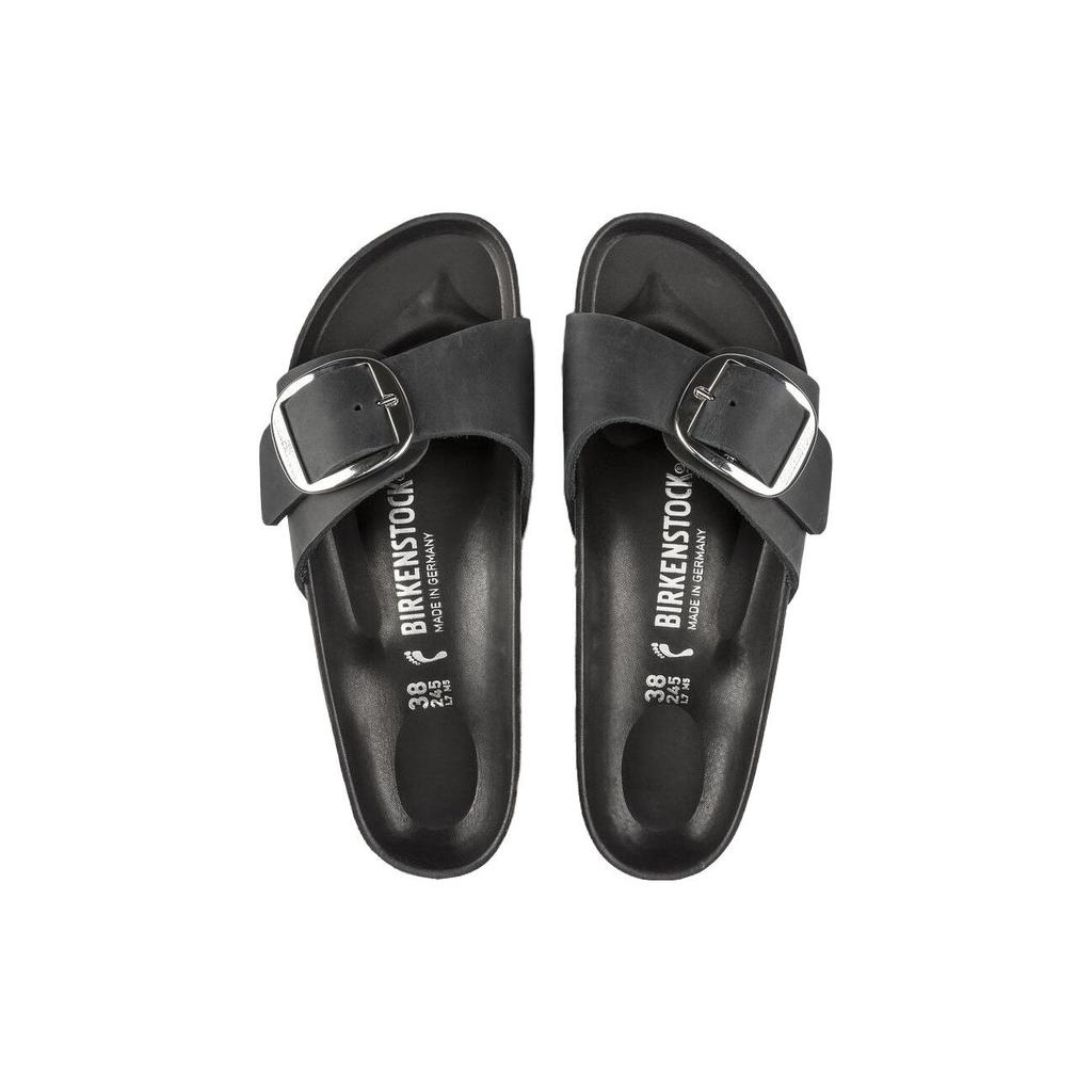 Birkenstock Верхний слой Коровья кожа Повседневные Удобные Модные Сандалии Женские сандалии Черный 1006522